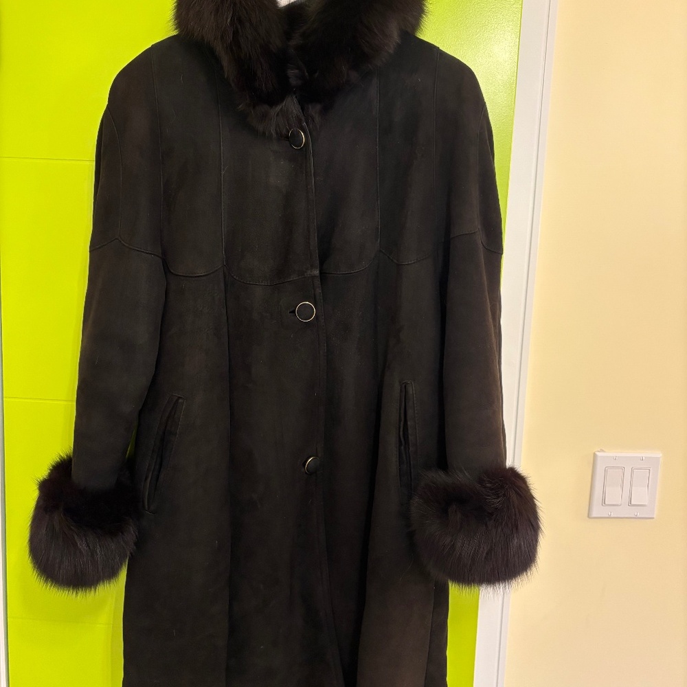 Sheepskin coat